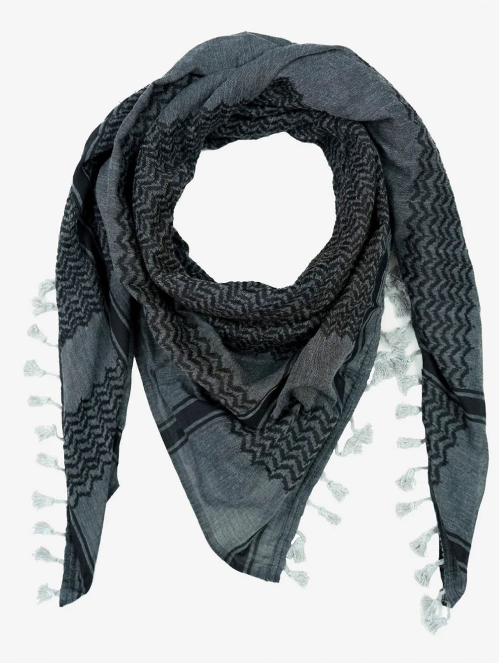Keffiyeh Black Grey