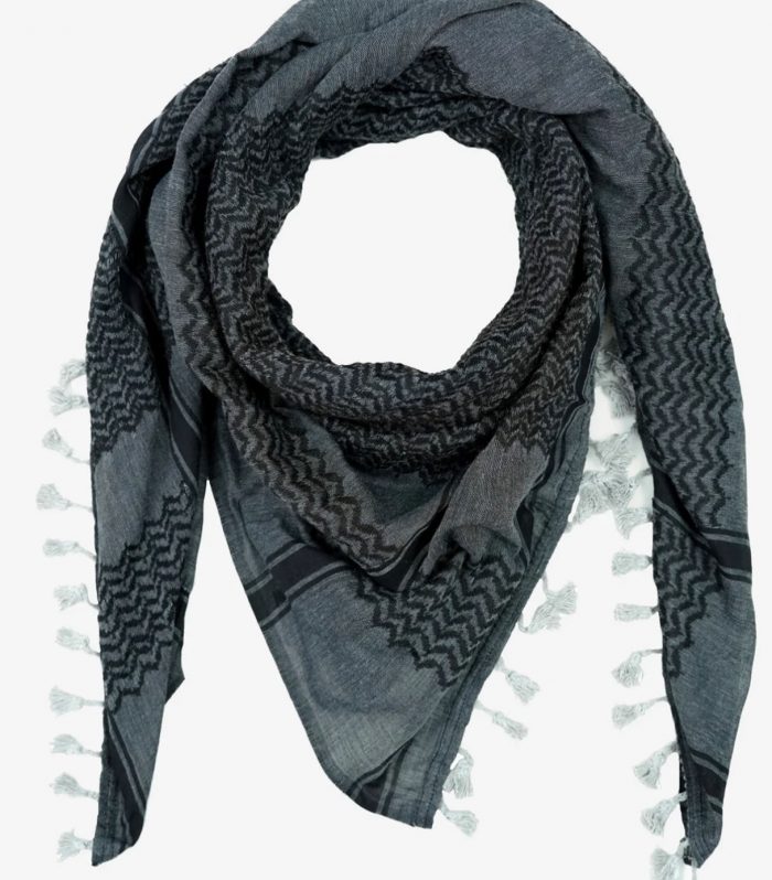 Keffiyeh Black Grey
